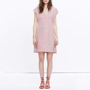 Madewell Striped Vacances Shift Shirt Dress XS